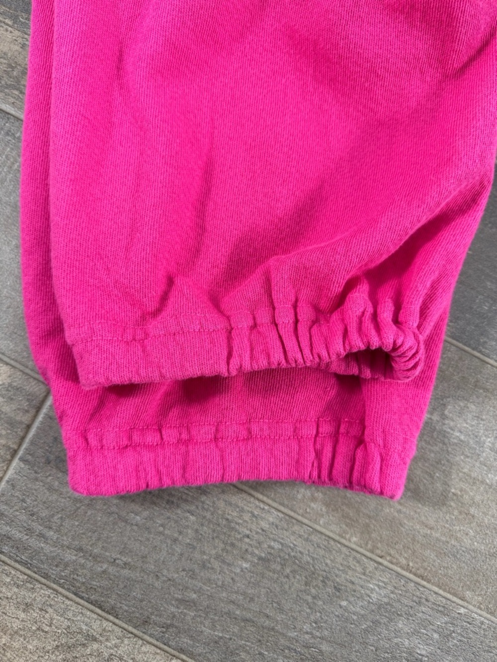 NEW The GREAT. Fuchsia Drawstring Sweatpants Pants - Picture 11 of 13